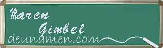 Maren Gimbel Visitenkarte